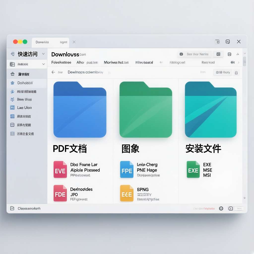 下载文件自动整理,归所让下载完就直接到位不用找